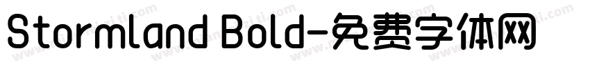 Stormland Bold字体转换